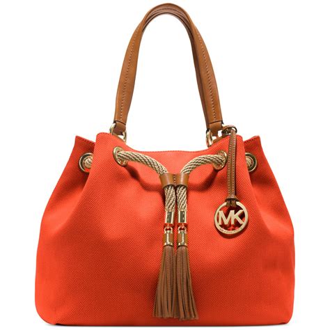 michael kors handbags orange|michael kors orange tote.